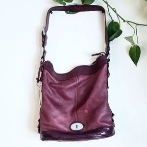 Fossil leather purse